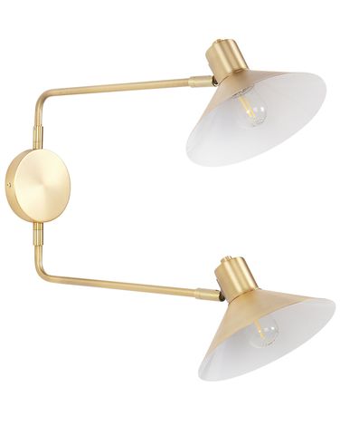 Wandlamp KADASSA verstelbaar Metaal Goud