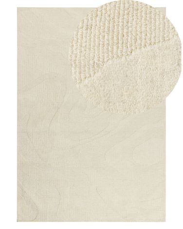 Tapis SASNAK Beige 160 x 230 cm Laine