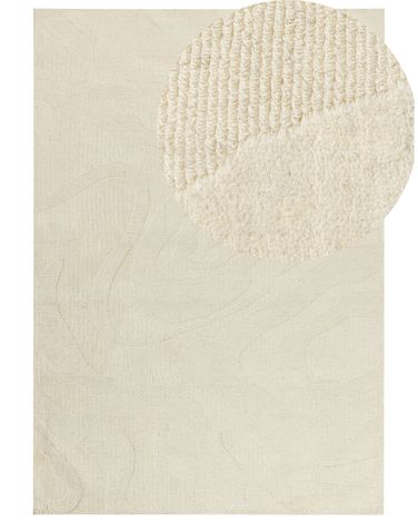 Tapis SASNAK Beige 200 x 300 cm Laine