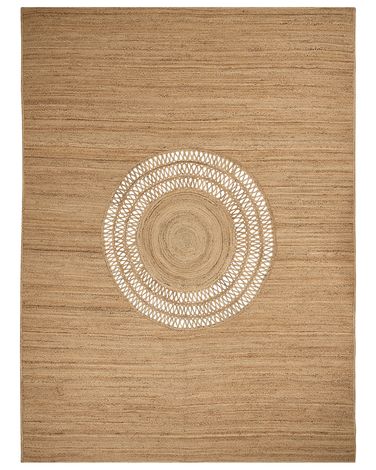 Tapis BOGAZOREN Beige 300 x 400 cm Jute