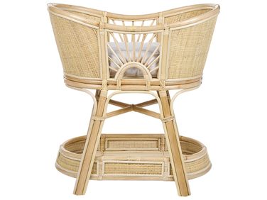 Wieg Rotan LAGRASSE 50 x 70 cm Natuurlijk