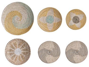 Set van hangende decoraties BACNINH Zeegras 46/35/30 cm Meerkleurig