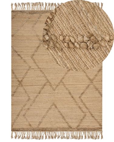 Tapis HANDERE Beige 200 x 300 cm Jute