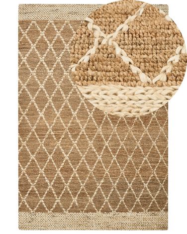 Tapis ZORAVA Beige 200 x 300 cm Jute
