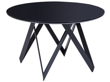Table de repas OXHILL Noir 120 cm 120 cm