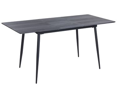 Table de salle à manger extensible GELANDA Gris 120/160 cm 80 cm