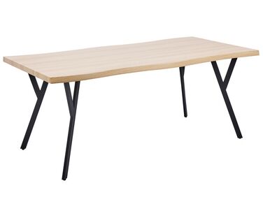 Table de repas ALTON Marron clair 180 cm 90 cm