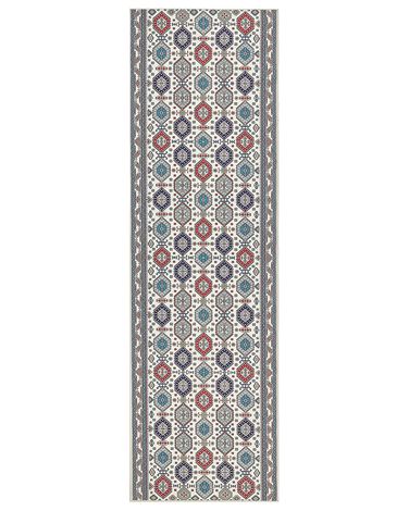 Vloerkleed HACILAR Meerkleurig 60 x 200 cm