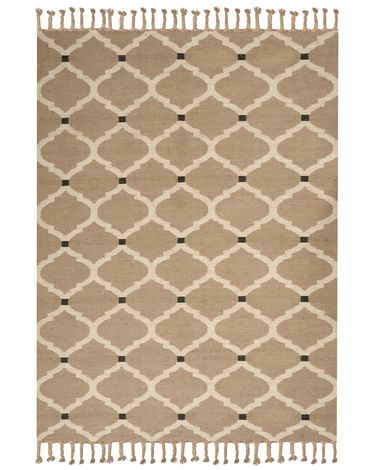 Tapis ORENCIK Beige 200 x 300 cm Jute