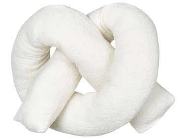 Throw Cushion GLADIOLUS Boucle 172 x 14 cm Off-White Solid