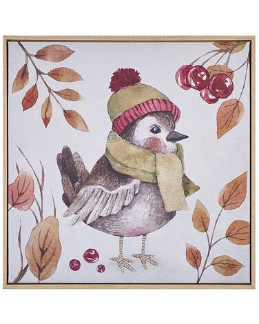 Schilderij CASTRO Dieren motief 63 x 63 cm Meerkleurig