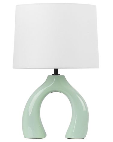 Tafellamp ABBIE Keramiek Lichtgroen