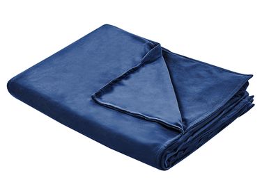 Hoes verzwaringsdeken 1000 RHEA 135 x 200 cm Marineblauw