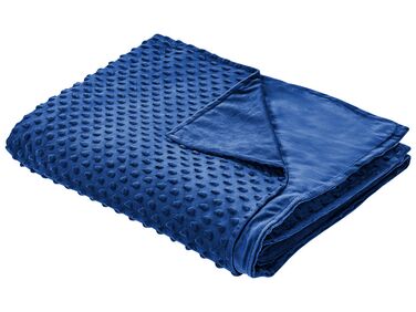 Weighted Blanket Cover 1000 CALLISTO 135 x 200 cm Navy Blue