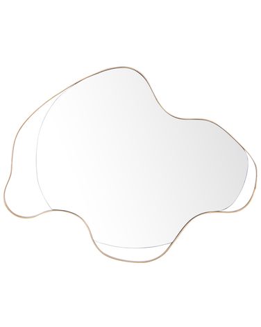Wandspiegel MELUN 77 cm 59 cm Metaal Goud