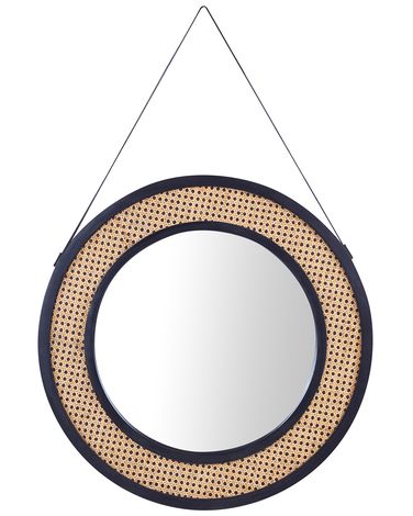 Wandspiegel CAMBRAI 70 cm 104 cm Rotan Natuurlijk