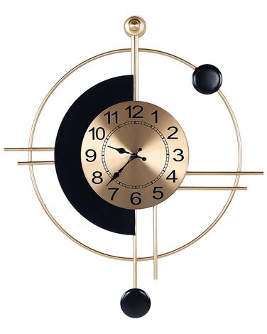 Wandklok ALLOGNY 59 cm Metaal Goud