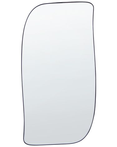 Wandspiegel MONTCLUS 37 cm 70 cm Metaal Zwart