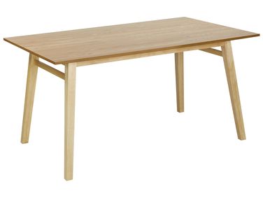 Table de repas VARLEY Frêne naturel 150 cm 90 cm