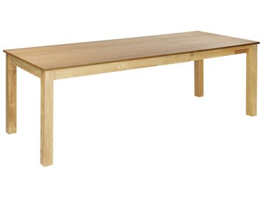 Table de salle à manger extensible MADURA Frêne naturel 160/240 cm 90 cm