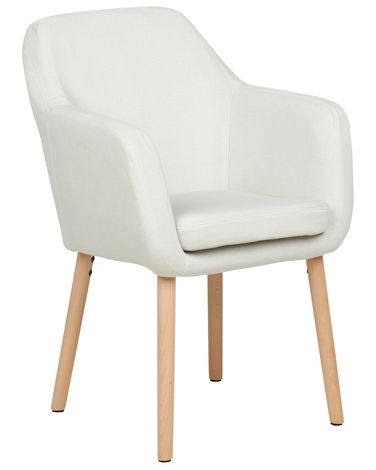 Dining Chair YORKVILLE II Velvet Off-White