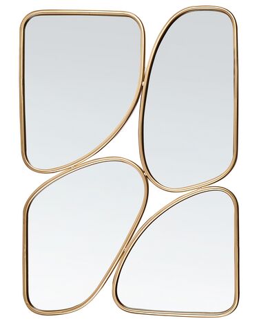 Wandspiegel DIANCEY 70 cm 100 cm Metaal Goud
