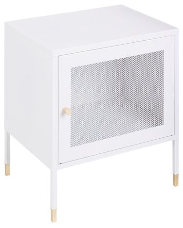Table de chevet OSSETT Métal Blanc