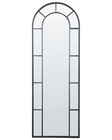 Wandspiegel CROSSES 60 cm 170 cm Metaal Zwart