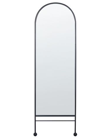 Wandspiegel JARNAGES 45 cm 145 cm Metaal Zwart