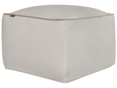 Pouffe DAREYN Velvet Light Beige