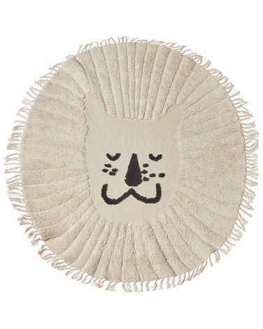 Tapis enfant BADHANI Beige ø 140 cm Coton