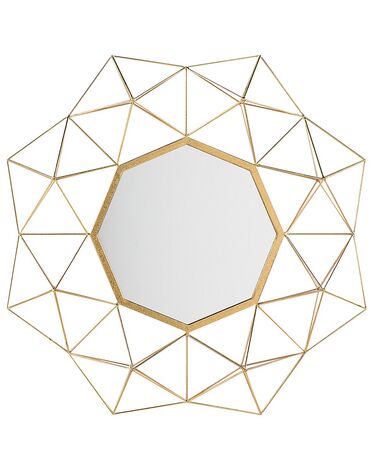 Wandspiegel GAILLAC 80 cm 80 cm Metaal Goud