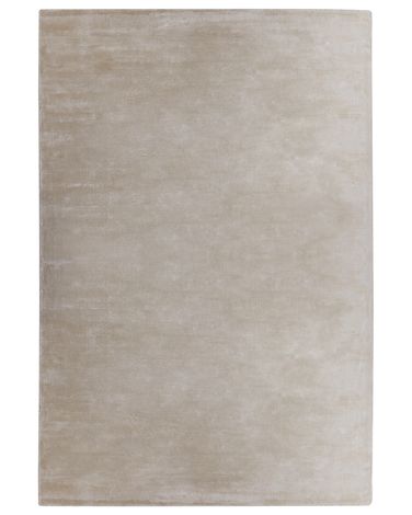 Vloerkleed GESI II Lichtbeige 200 x 300 cm Viscose