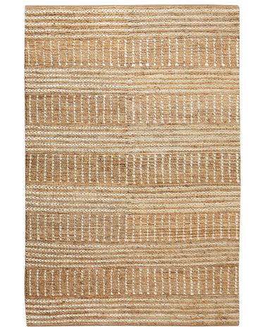 Vloerkleed KAMBERLI Beige 200 x 300 cm Jute