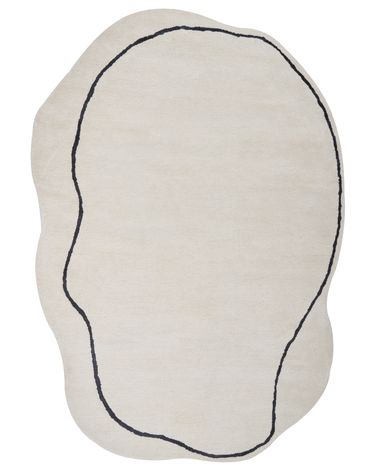 Tapis DERA Beige 160 x 230 cm Soie artificielle