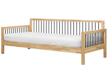 Daybed Wood TRICOT 90 x 200 cm (EU Single) Light Brown