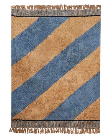 Tapis XULUF Bleu 140 x 200 cm Coton