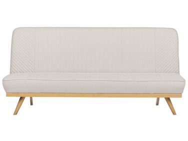 Slaapbank 2-zits KALFAFEL Stof Beige