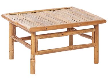 Table basse de jardin CERRETO 55 cm 64 cm Bambou Marron