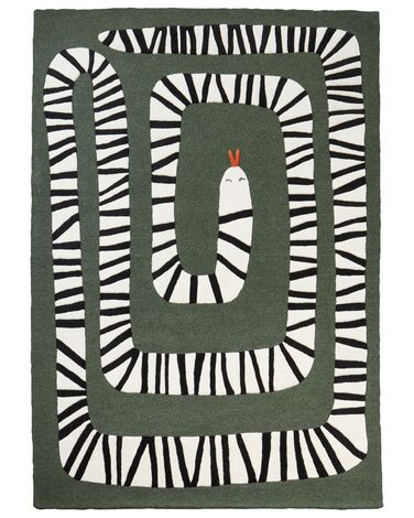 Rug OKAPI Dark Green 160 x 230 cm