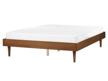 Bed TOUCY 160 x 200 cm (EU King Size) Brown Ash Wood