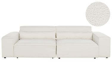Modulaire bank 2-zits HELLNAR Bouclé Gebroken wit
