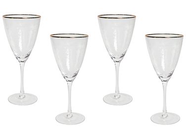 Set van 4 wijnglazen TOPAZ 380 ml Transparant