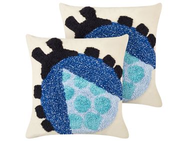 Set van 2 sierkussens LADYBIRD Katoen 45 x 45 cm Meerkleurig