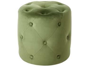 Pouffe COROLLA Velvet Olive Green