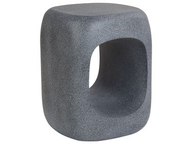 Table d'appoint PELMO 33 cm 33 cm Effet marbre Gris