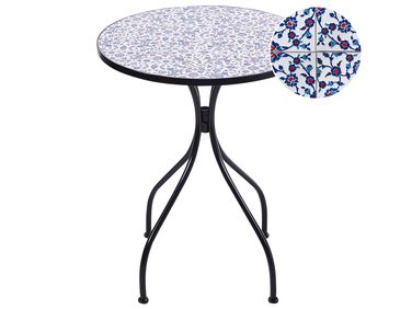 Table bistrot CAMPRENA 60 cm 60 cm Métal Noir