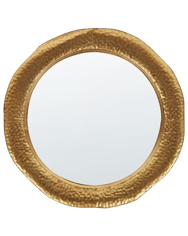 Wandspiegel MERCY 78 cm 78 cm Metaal Goud