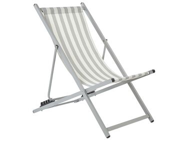Chilienne pliante LOCRI II Métal Gris clair