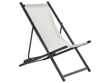 Chilienne pliante LOCRI II Métal Beige clair